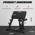 thumbnail image 4 of Preacher Curl Bench,Seated Arm Isolated Barbell Dumbbell Bicep Station for Arm Workout,Adjustable Bicep Curl Machine with 2 Bar Holders for Home Gym, 4 of 10