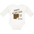 thumbnail image 3 of Inktastic Party at My Crib Boys or Girls Long Sleeve Baby Bodysuit, 3 of 5