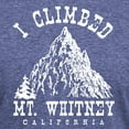 thumbnail image 3 of CafePress - I Climbed Mt. Whitney T Shirt - Mens Tri-blend T-Shirt, 3 of 4