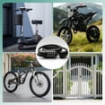 thumbnail image 7 of Gpower Bike Lock with Combination 4 ft Bicycle Lock Secure 4 Digit Resettable Cable Lock,Black, 7 of 7