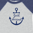 thumbnail image 4 of Inktastic Just Arrived Nautical Anchor Boys or Girls Baby Bodysuit, 4 of 5