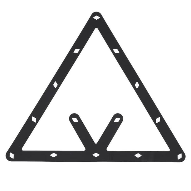 Cergrey 6pcs / Set support de billard noir Triangle titulaire de