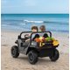 thumbnail image 2 of QinaQin Camión de volteo eléctrico infantil de 24V para 2 pasajeros, tracción 4WD, control remoto, caja basculante eléctrica, pala, luces LED y música, hasta 5 MPH, 2 of 8