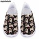thumbnail image 1 of Doginthehole - Zapatos planos informales de verano para mujer, con estampado de dibujos animados de Pug, bonitos y cómodos zapatos de enfermería, ligeros y transpirables de malla, 1 of 5