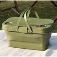 thumbnail image 2 of Foldable Picnic Basket, Multifunctional and Waterproof Storage Basket with Lid for Camping, Outdoor, Home Storage, Food Storage, 2 of 6