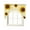 Yellow, variant on Yellow Sunflower Kitchen Curtains Sets 36 Inch Length with Valance, Blue Beige Striped Beige Vintage Swag Valances and Tiers Curtain Set Drapes Swag Curtains for Living Room, Bathroom, Bedroom, Cafe