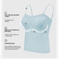 thumbnail image 5 of Womens Camisole Tank Built in Bras Double Lined Adjustable Spaghetti Strap Tank Tops for Summer Going Out, 5 of 9