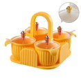 thumbnail image 3 of Xingzhi Handy and Seasoning Box for Rrestaurant Sugar and Spice Yellow 18x16.5x15cm 1Set, 3 of 6