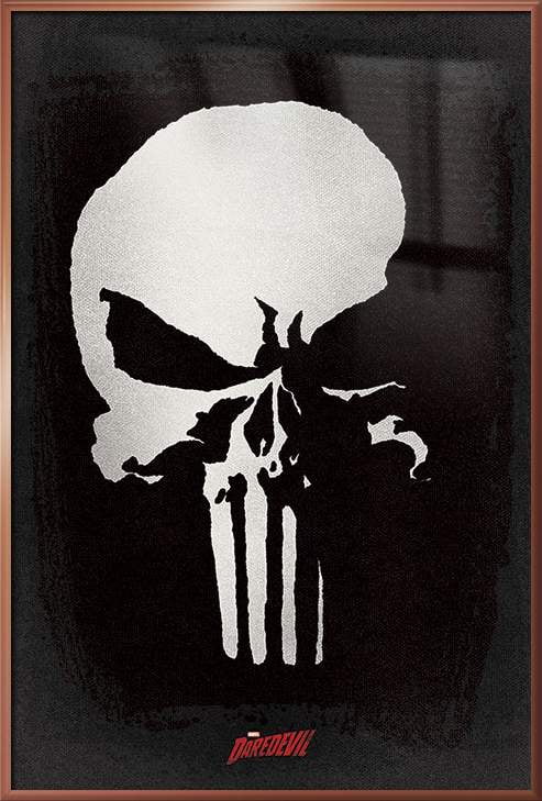Marvel Comics Art Top Tv Show Large Poster The Punisher Canvas Pictures 