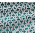thumbnail image 5 of oneOone Georgette Viscose Fabric Leaves & Floral Block Printed Craft Fabric BTY 42 Inch Wide, 5 of 5
