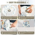 thumbnail image 4 of Ryvnso LED Bedside Table Lamp Anchors and Boats Bedroom Desk Lamps Nightstand Lampshade S, 4 of 7