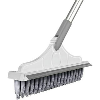 Deck brush with soft bristles for the rollable composite handle by