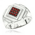 thumbnail image 1 of 14K Rose, White or Yellow Gold Ruby Mens Ring 0.25 Ctw, 1 of 3