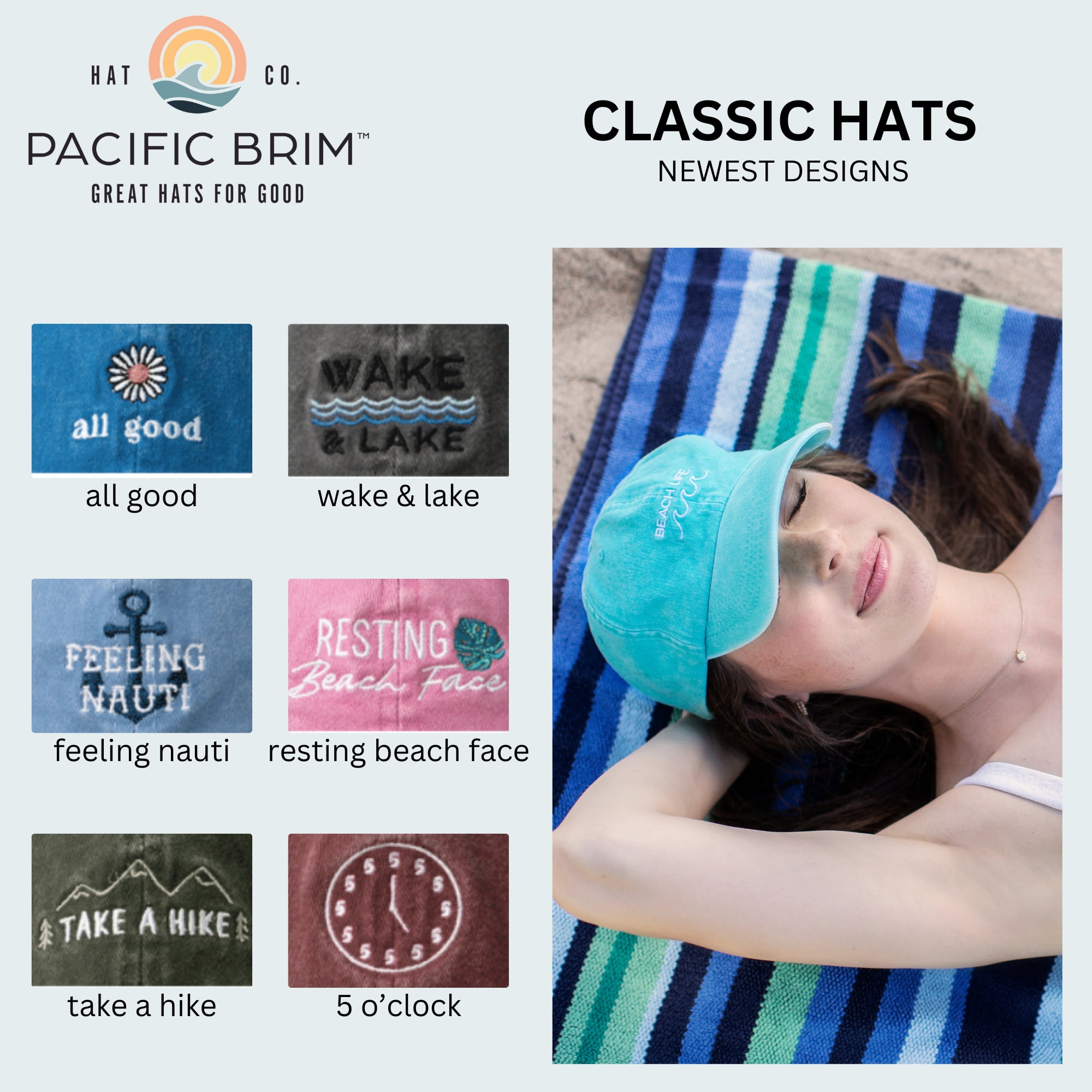 PACIFIC BRIM, Stay Wild, dad hat!! Stay Wild - Dad Hat – Atticus Poetry Official Store main image 4
