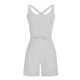 thumbnail image 2 of Mono deportivo de una pieza para mujer, pantalones cortos de gimnasio, ropa deportiva con bolsillo trasero con cremallera, 2 of 4