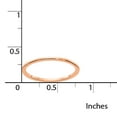 thumbnail image 4 of Stackable Expressions 10 Karat Rose Gold 1.2mm Half Round Band, 4 of 7