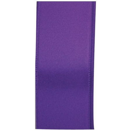 The Gift Wrap Company 7/8-Inch Luxury Satin Ribbon, Purple (16039-13)