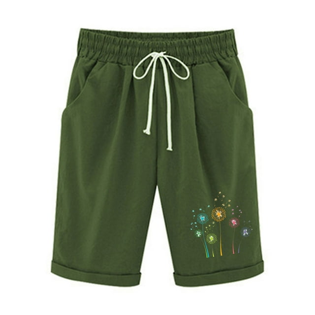 Cordón de Impresión de la Cintura Elástica Casual, Pantalones de Pijama para el Hogar, la Playa, la Ropa de Dormir Y el Uso Diario
