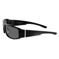 thumbnail image 3 of "The Diesel" 2 Pair of Extra Large Polarized Sunglasses for Men with Wide Heads - Black/Black, 3 of 5