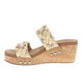 thumbnail image 3 of Corkys Womens Total Knockout Braided Studded Slide Wedge  Casual Shoes, 3 of 5