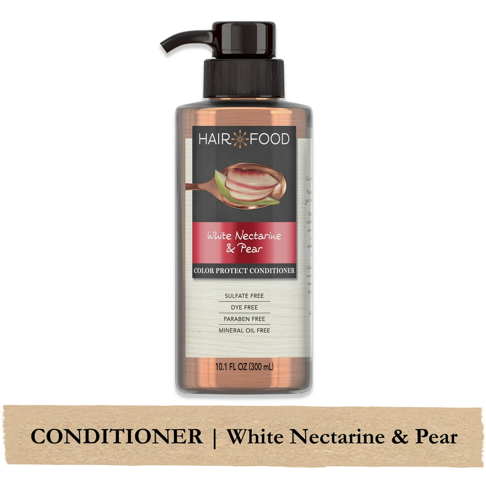 Hair Food Color Protect Conditioner, White Nectarine and Pear, 10.1 oz