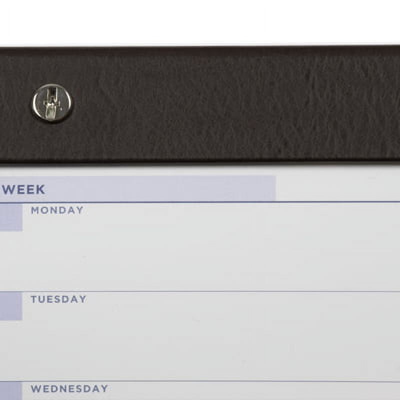 Gallery Leather Undated Weekly Pad Planner - Acadia Tan - 7"x 11"