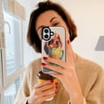 thumbnail image 5 of Compatible with iPhone 11 12 13 mini 14 15 16 Pro Max Plus Wallet Case with Card Holder, PU Leather Kickstand Card Slots Case ( Cute Dog In Teacup, iPhone 11 Pro Max), 5 of 7