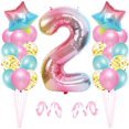 thumbnail image 1 of Globo niña 2º cumpleaños, 2º cumpleaños, globo rosa número 2, decoración cumpleaños, globo feliz cumpleaños, decoración fiesta cumpleaños 2ª niña, 1 of 5