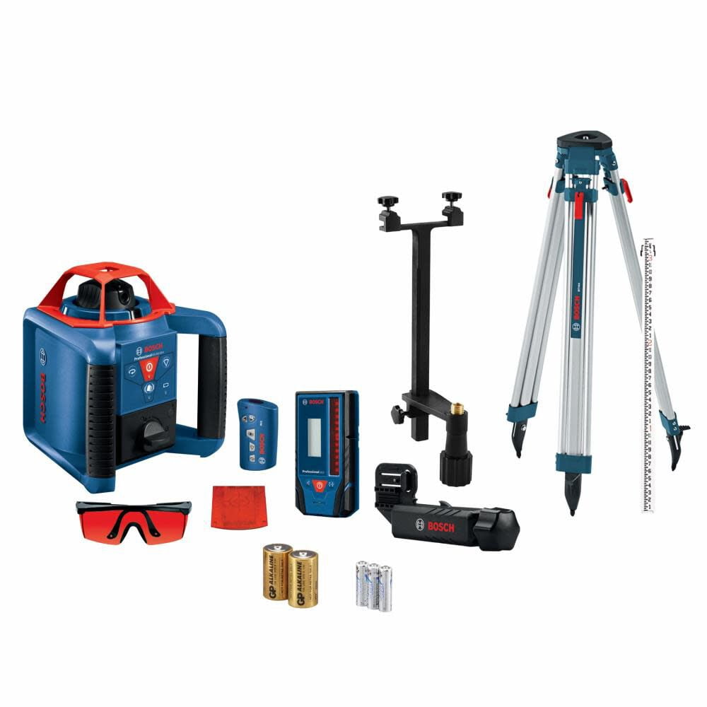 Restored Bosch Revolve900 Rotary Laser Kit (Refurbished)