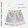 thumbnail image 5 of joogoo Boys Swim Trunks French Fries and Hamburger Beach Board Shorts Drawstring Swimsuit M, 5 of 6