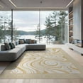 thumbnail image 2 of ODIKA 6'x9' Washable Area Rug Easy Care, Non-Shedding, Mosaic Key Sculpture Motifs Sculptures Abstract Greek Refined for Queen Size Bedroom Under Bed Master Suite, 2 of 7
