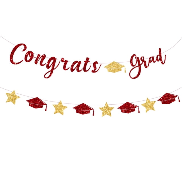 Huanglei Glittering Graduation Hanging Ornament Graduation Decoration Class Of 2025 Graduation Party Decoration For School Party