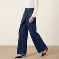 thumbnail image 4 of Fashion Comfortable Casual Versatile Pocket Straight Leg Trousers For Women Jeans, 4 of 7