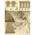 thumbnail image 2 of Vannini, Giuseppe 15x18 White Modern Wood Framed Museum Art Print Titled - Plate 56 for Elements of Civil Architecture, ca. 1818-1850, 2 of 4