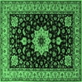 thumbnail image 1 of Ahgly Company Indoor Square Persian Emerald Green Traditional Area Rugs, 3' Square, 1 of 4