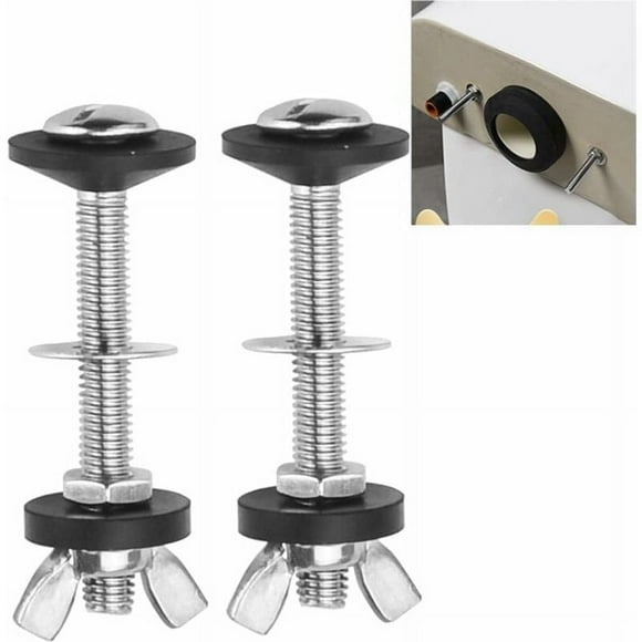 Toilet Tank Bolt Kits Toilet Tank Fixing Toilet Cistern Bolts Toilet Tank Bolts Toilet Tank Fixing Kit，2 PCS