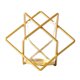 thumbnail image 3 of Metal Wire Golden Candle Cup Holder Para La Decoración De La Sala De Estar Photo Prop Sqare Baoblaze Candelabro, 3 of 8