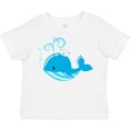 thumbnail image 3 of Inktastic Cute Blue Whale in Nautical Hat Boys or Girls Toddler T-Shirt, 3 of 5