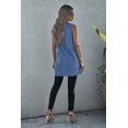 thumbnail image 1 of ABPHQTO Camiseta sin mangas azul cielo con estampado de letras SUNSHINE AND COFFEE para mujer con bolsillos, 1 of 5
