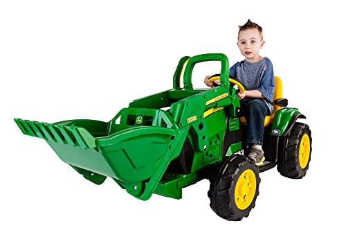 Peg Perego 12 Volt Tractor Front and Rear Wheel Replacement Pack, Black