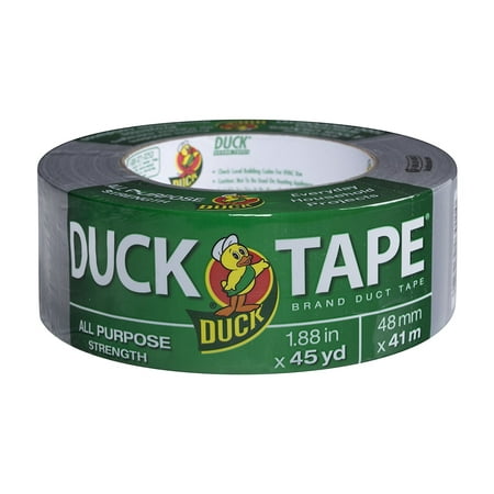 Brand 394468 All-Purpose Duct Tape, 1.88 Inches by 45 Yards, Silver, Single Roll, RWalmartmended for everyday household repairs By Duck