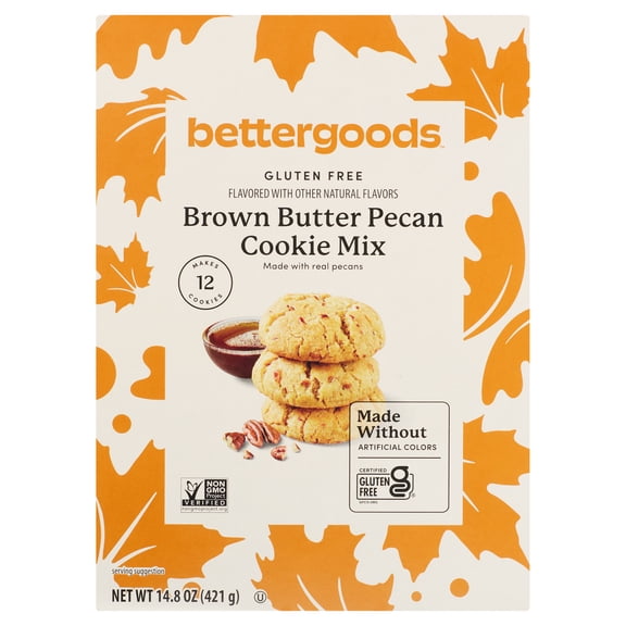 bettergoods Gluten Free Brown Butter Pecan Cookie Mix, 14.8 oz