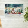 thumbnail image 2 of Merry Christmas Santa Reindeer Antlers Chihuahua Sleigh Xmas Winter Holiday Horizontal Matte Canvas Poster Dog Lover Gifts Idea Wall Art Home Decor - 00023, 2 of 5