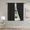 Black, variant on 2 Piece Light Grey Light Blocking Panels White Backing Rod Pocket Window Curtain 37" W X 63" L Each Panel
