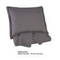 thumbnail image 5 of Benjara BM231959 Stitched Comforter Set, Gray - Queen Size - 3 Piece, 5 of 5