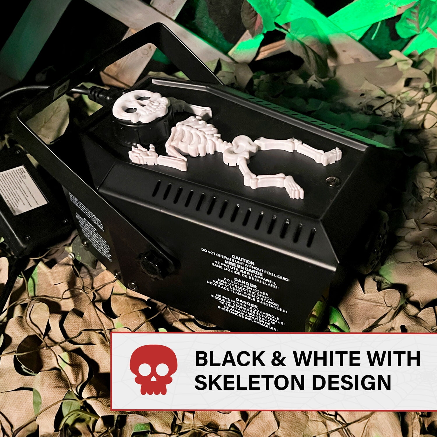 Haunted Hill Farm Haunted Hill Farm Fog & Smoke Machine with Wireless Remote, HH400FOGMCHN-1F