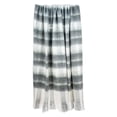 thumbnail image 4 of HomeStock Handmade Home Transitional Design 52" x 67" Woven Handloom Throw Blanket, Cozy Throw Blanket for All Living Spaces-Color:Grey, 4 of 10