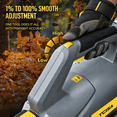 thumbnail image 3 of Vecukty Cordless Leaf Blower 20 Volt Variable Speed, 4000mAh Battery, Lightweight Lawn Blower Cordless, Up to 450CFM(Charger Included), 3 of 9