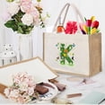 thumbnail image 2 of Mepaouo Womens Initial Canvas Beach Bag Embroidery Personalized Tote Gift for Mom Teacher Friend(K), 2 of 5