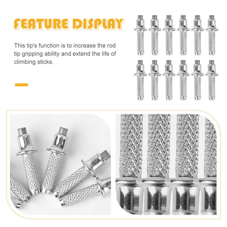 Pole Tips Alpenstock Trekking Pole 10 Pcs Trekking Pole Tips